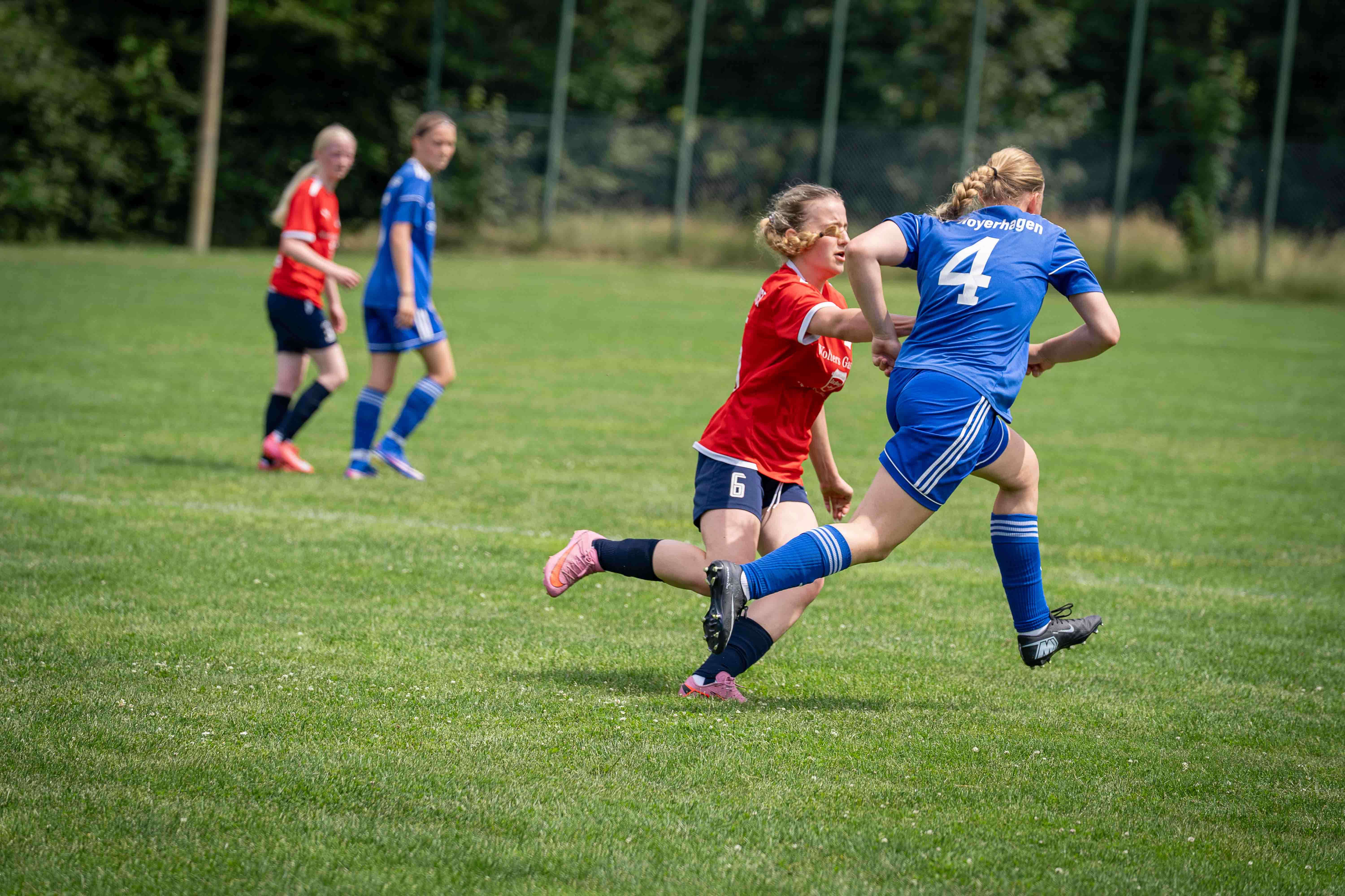 Laufduell bei den B-Juniorinnen