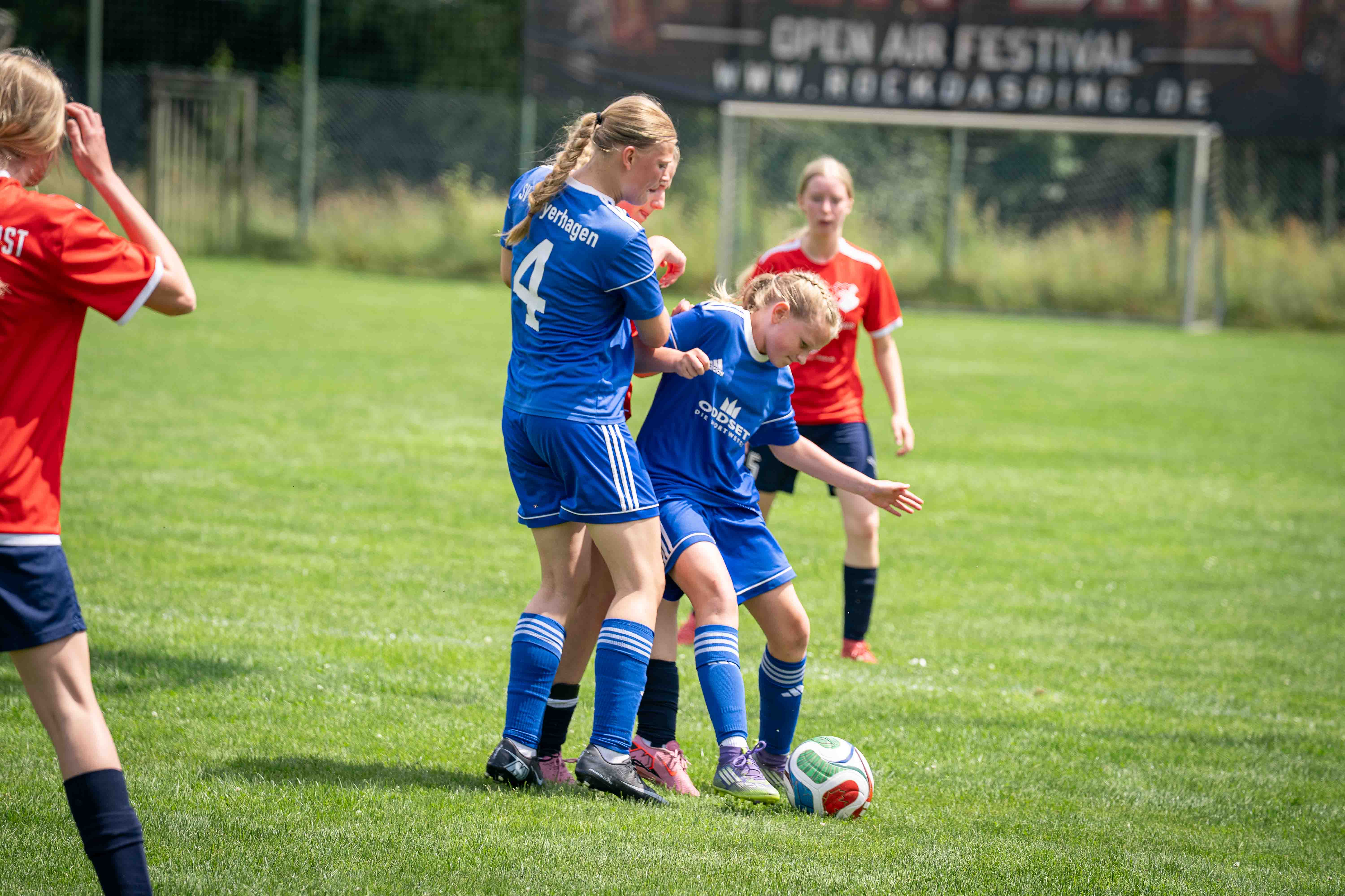 Ballabnahme bei den B-Juniorinnen