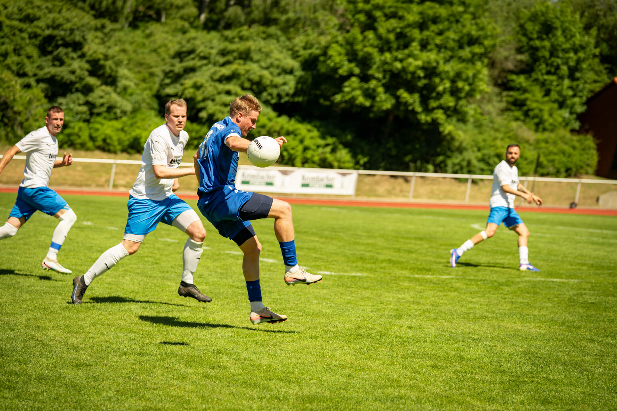 Annahme hoher Ball durch SG Hoyerhagen
