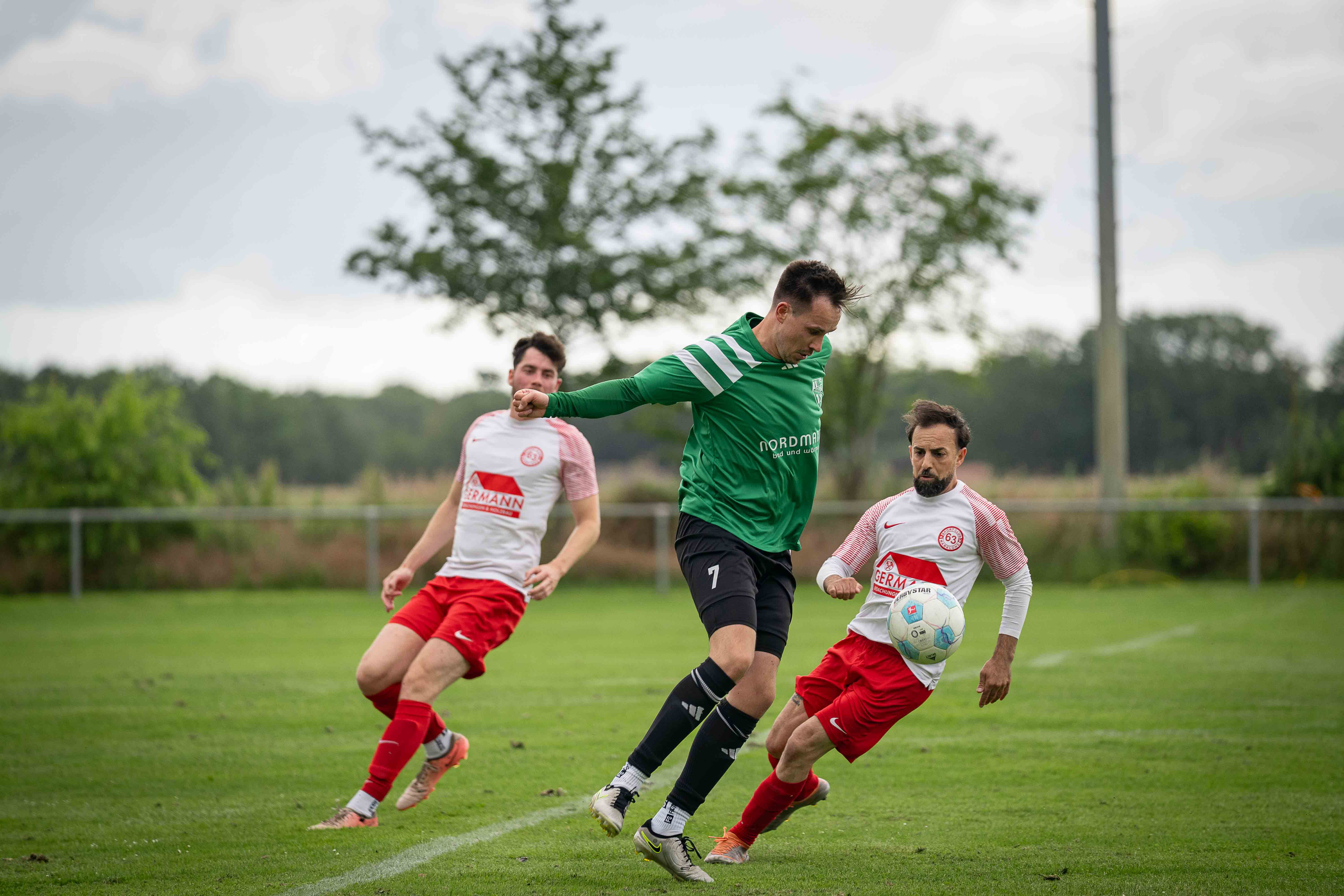 hohe Ballannahme beim Pokalspiel Herren II