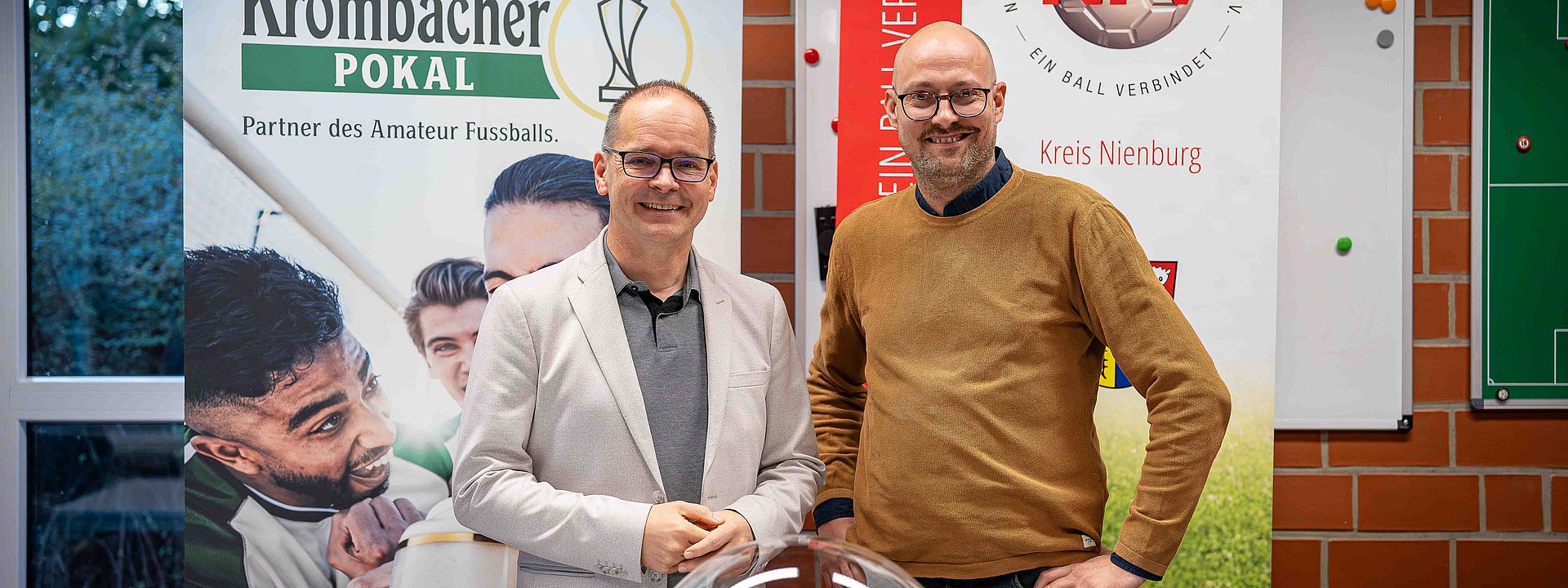 Grant Hendrik Tonne bei der Pokalauslosung